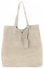 Kožené kabelka shopper bag Vittoria Gotti béžová V205454